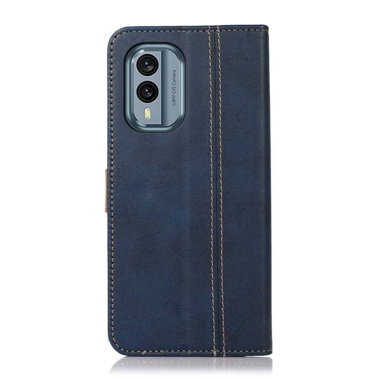 For Nokia X30 5G Stitching Thread Calf Texture Leather Phone Case