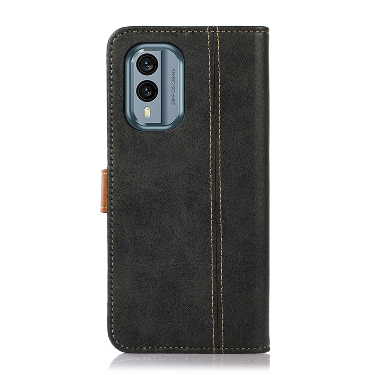 For Nokia X30 5G Stitching Thread Calf Texture Leather Phone Case