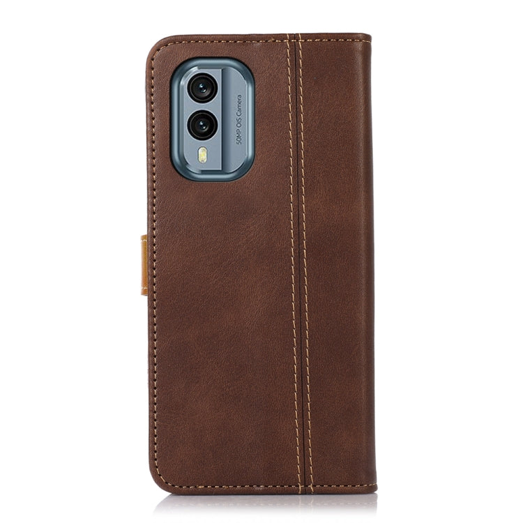 For Nokia X30 5G Stitching Thread Calf Texture Leather Phone Case