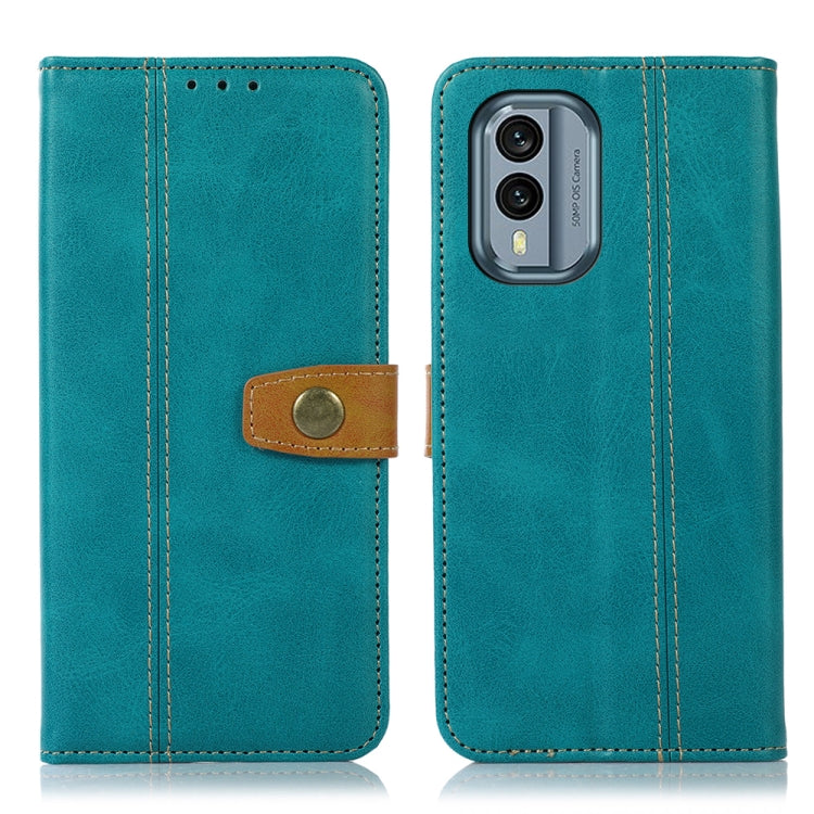 For Nokia X30 5G Stitching Thread Calf Texture Leather Phone Case