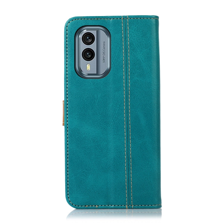 For Nokia X30 5G Stitching Thread Calf Texture Leather Phone Case