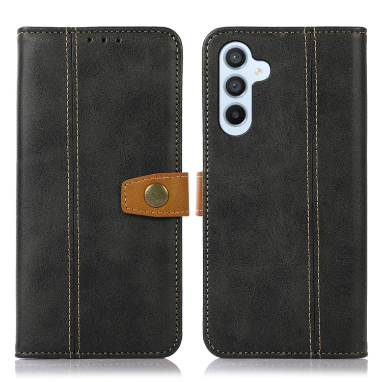 For Samsung Galaxy A54 5G Stitching Thread Calf Texture Leather Phone Case