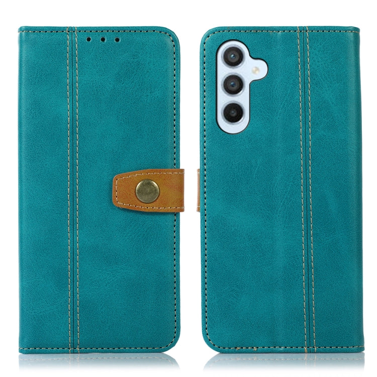 For Samsung Galaxy A54 5G Stitching Thread Calf Texture Leather Phone Case