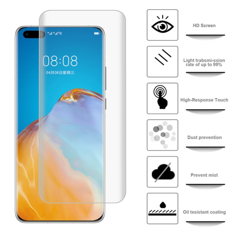 50 PCS Full Coverage Soft PET Film Screen Protector for Huawei P40 Pro