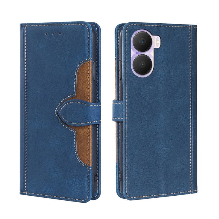For Honor Play 40 Plus Skin Feel Magnetic Buckle Leather Phone Case