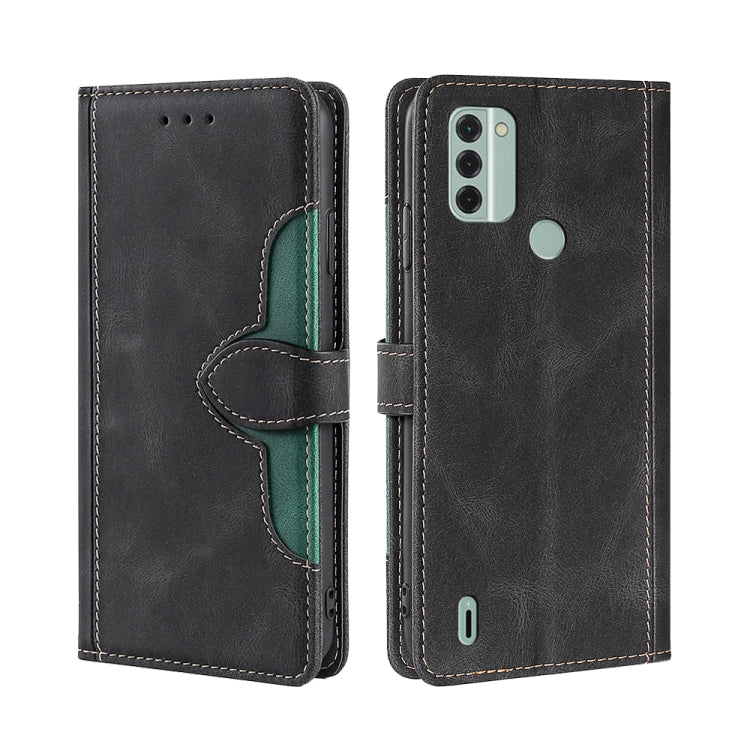 For Nokia C31 Skin Feel Magnetic Buckle Leather Phone Case