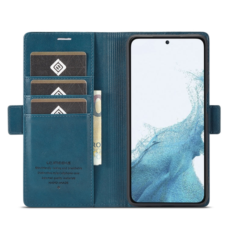 For Samsung Galaxy S23 5G LC.IMEEKE PU + TPU Skin-friendly Feeling Leather Phone Case