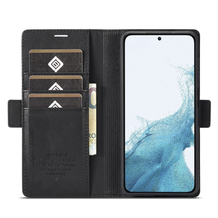 For Samsung Galaxy S23 5G LC.IMEEKE PU + TPU Skin-friendly Feeling Leather Phone Case