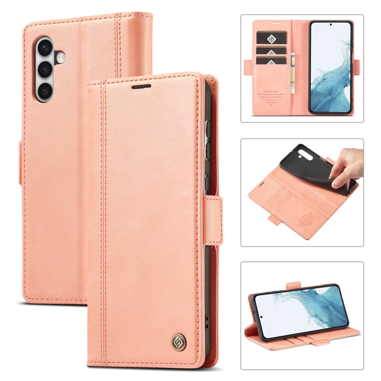For Samsung Galaxy S23+ 5G LC.IMEEKE PU + TPU Skin-friendly Feeling Leather Phone Case