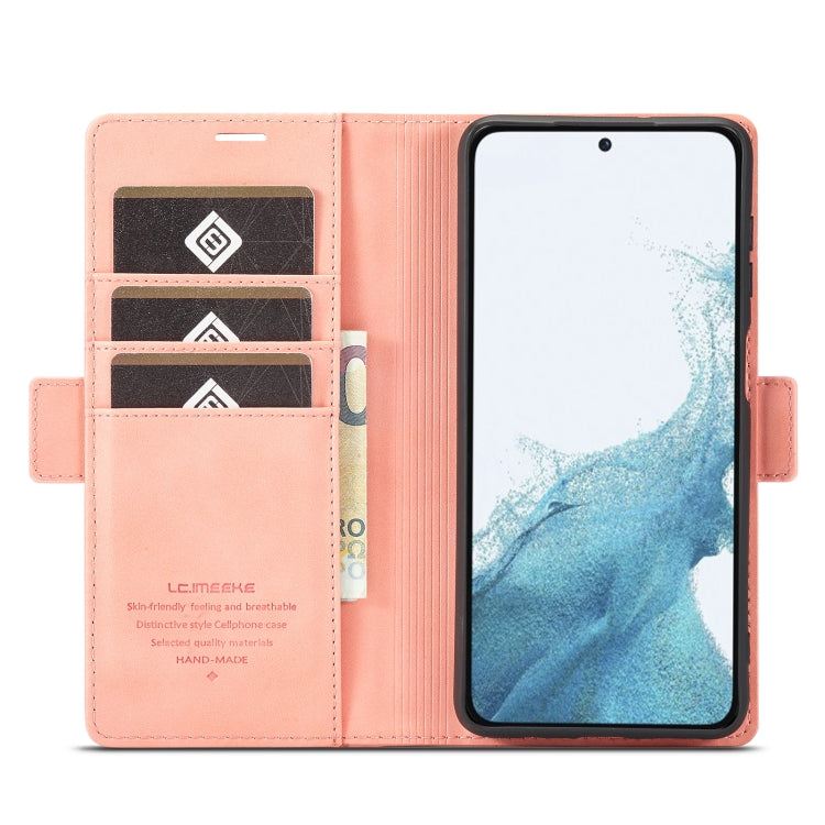 For Samsung Galaxy S23+ 5G LC.IMEEKE PU + TPU Skin-friendly Feeling Leather Phone Case