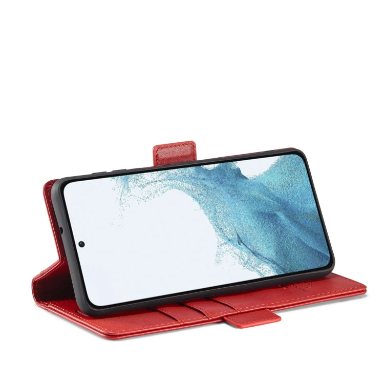 For Samsung Galaxy S23+ 5G LC.IMEEKE PU + TPU Skin-friendly Feeling Leather Phone Case