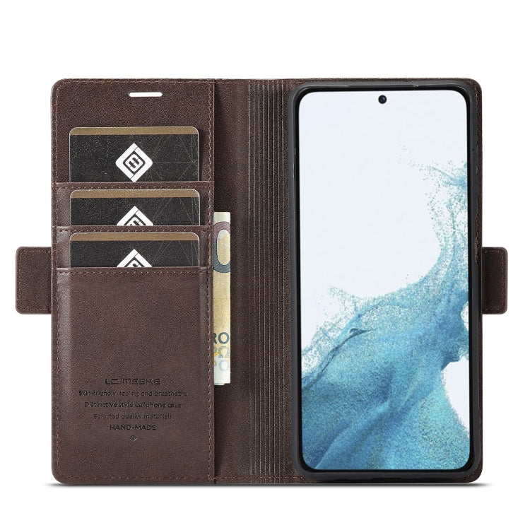 For Samsung Galaxy S23+ 5G LC.IMEEKE PU + TPU Skin-friendly Feeling Leather Phone Case