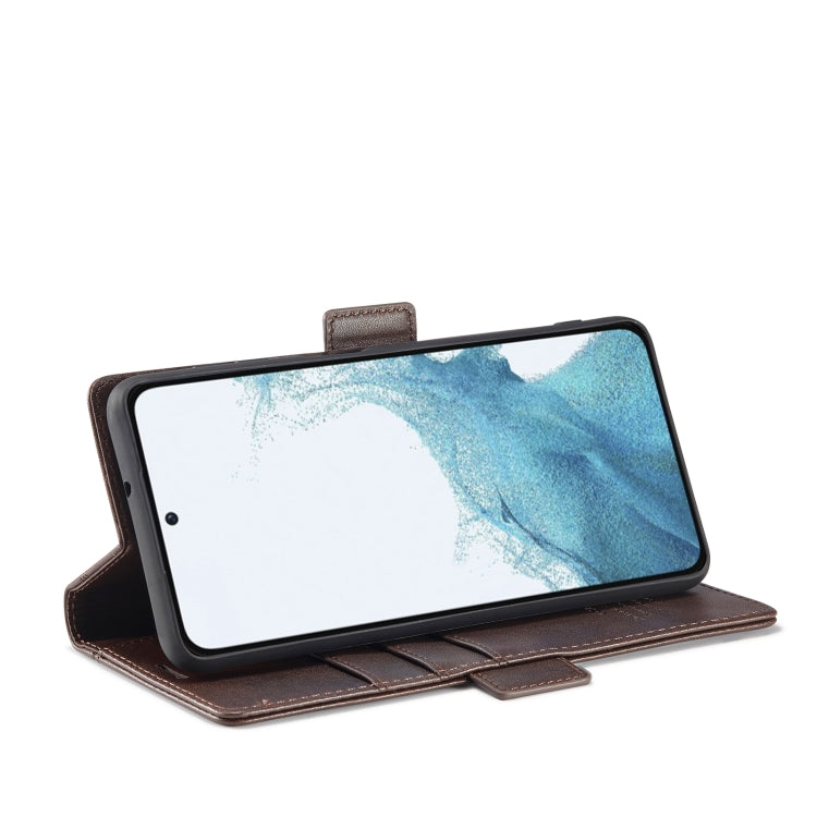 For Samsung Galaxy S23+ 5G LC.IMEEKE PU + TPU Skin-friendly Feeling Leather Phone Case