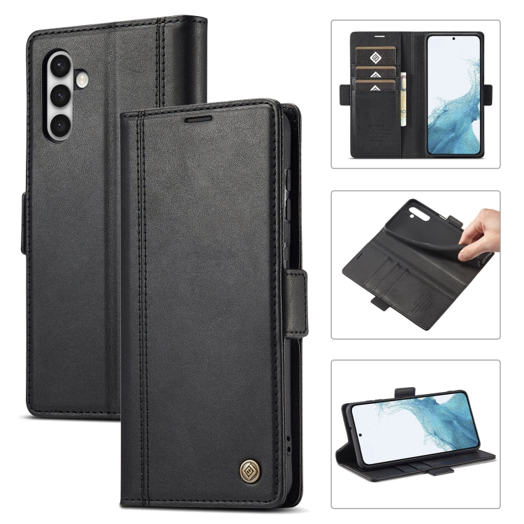 For Samsung Galaxy S23+ 5G LC.IMEEKE PU + TPU Skin-friendly Feeling Leather Phone Case