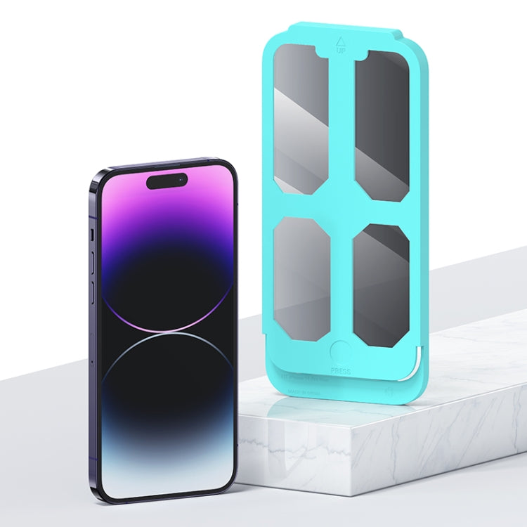 For iPhone 14 Pro USAMS US-BH834 Anti-peeping Full Screen Tempered Glass with Installation Tool