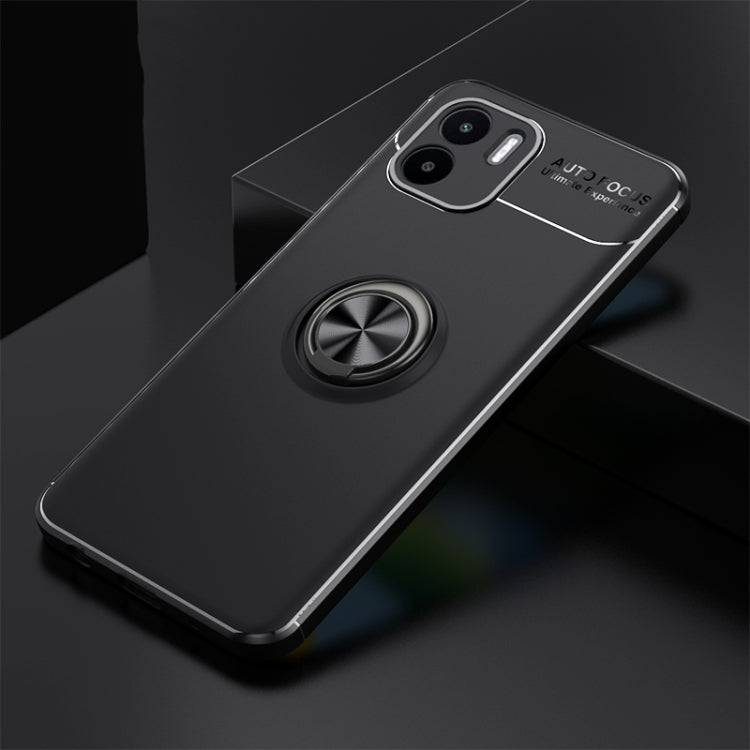 For Xiaomi Redmi A1 Metal Ring Holder 360 Degree Rotating TPU Phone Case