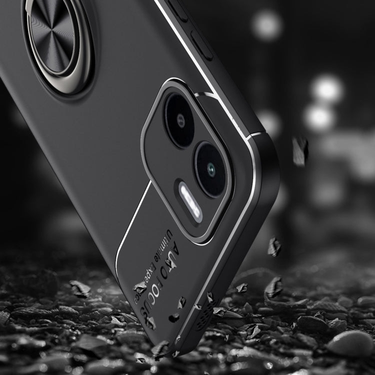 For Xiaomi Redmi A1 Metal Ring Holder 360 Degree Rotating TPU Phone Case