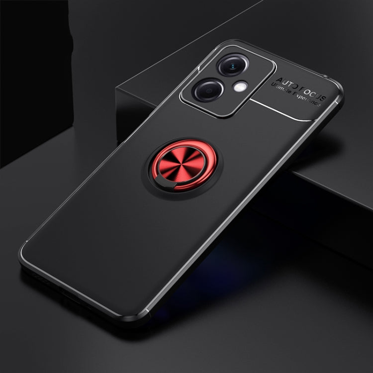 For Xiaomi Redmi Note 12 China Metal Ring Holder 360 Degree Rotating TPU Phone Case
