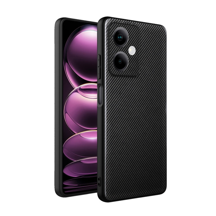 For Xiaomi Redmi Note 12 China ViLi TC Series Kevlar Carbon Fiber Texture Phone Case(Black)