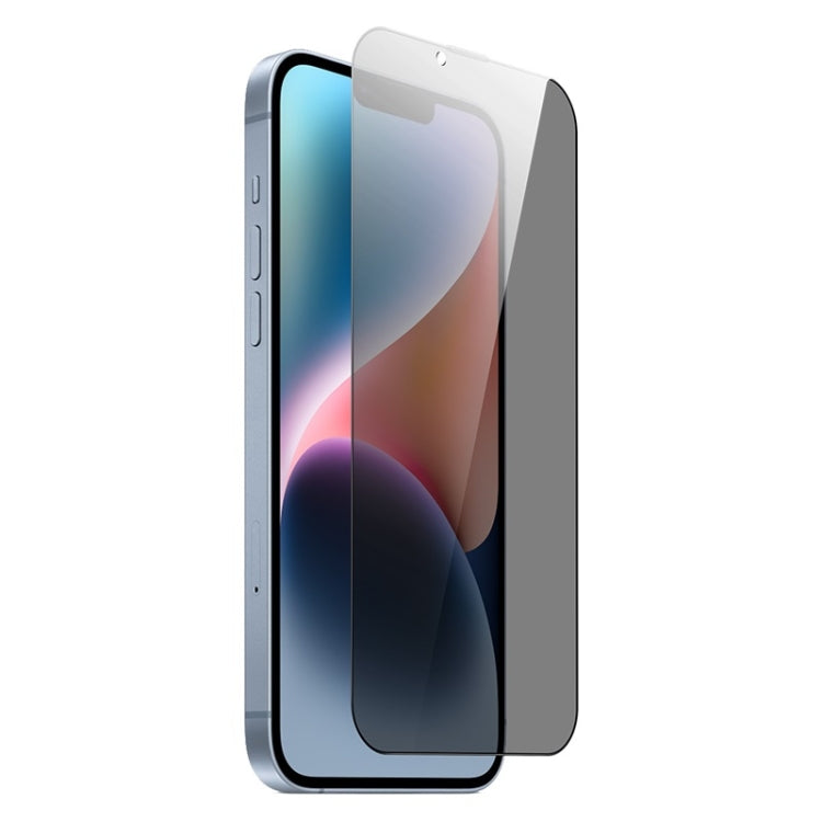 For iPhone 14 Plus / 13 Pro Max Baseus 0.3mm AR Transparent Full Screen Anti-peep Tempered Glass Film