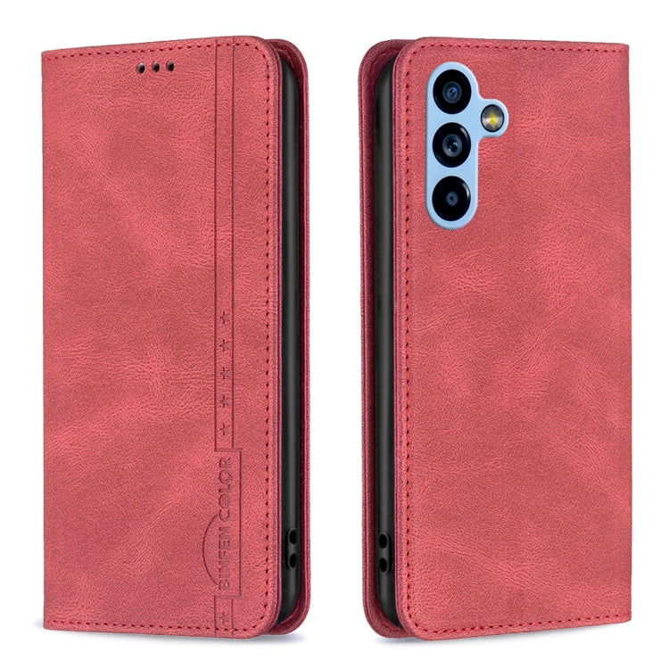 For Samsung Galaxy A54 5G Magnetic RFID Blocking Anti-Theft Leather Phone Case