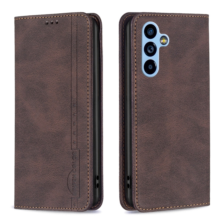 For Samsung Galaxy A54 5G Magnetic RFID Blocking Anti-Theft Leather Phone Case