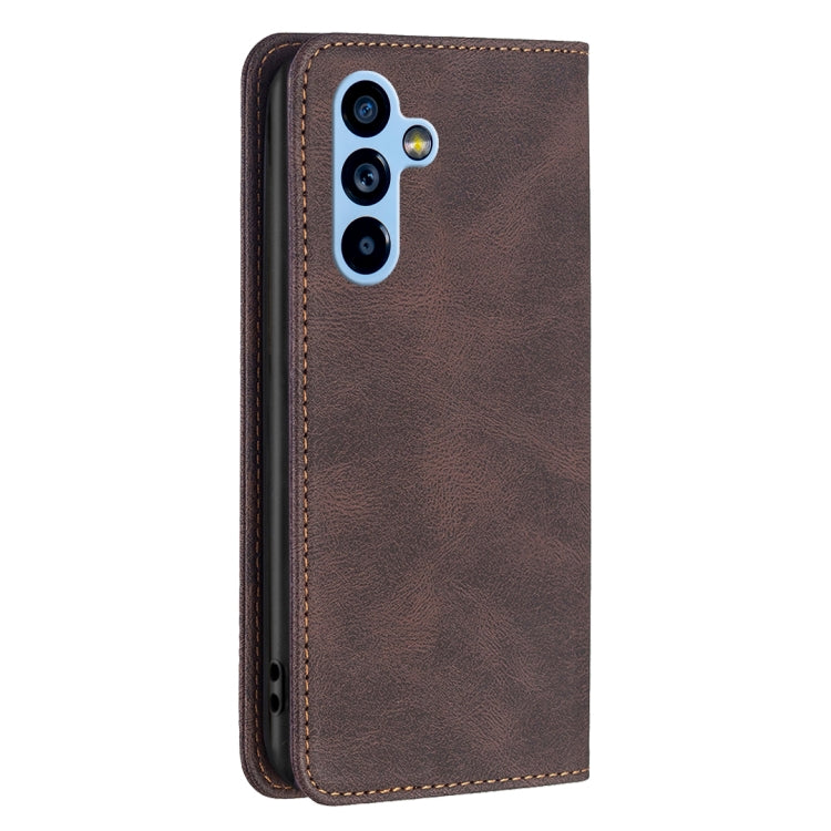 For Samsung Galaxy A54 5G Magnetic RFID Blocking Anti-Theft Leather Phone Case