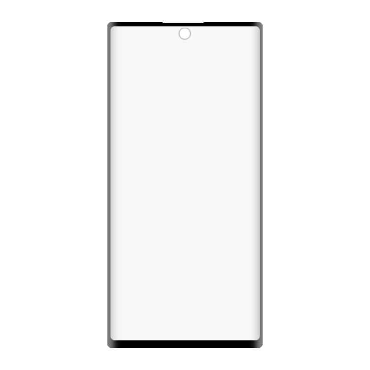 for Galaxy Note 10 2 PCS 3D Curved Silk-screen PET Frosted Full Coverage Protective Film(Black)