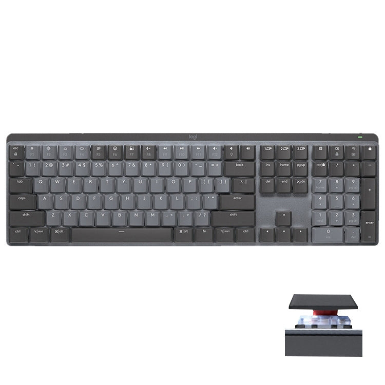 Logitech MX Mechanical Wireless Bluetooth Dual Mode Keyboard with Logi Bolt USB Receiver