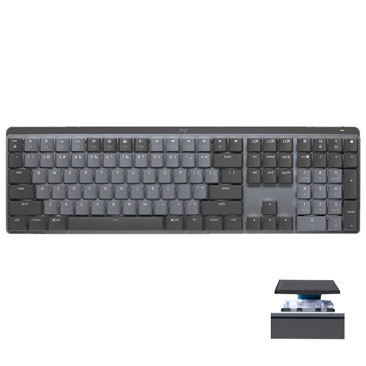 Logitech MX Mechanical Wireless Bluetooth Dual Mode Keyboard with Logi Bolt USB Receiver