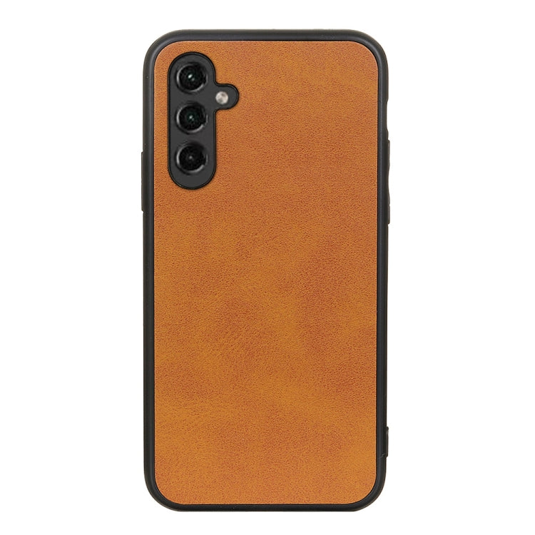 For Samsung Galaxy A14 5G Accurate Hole Two-color Calf Texture PU Phone Case