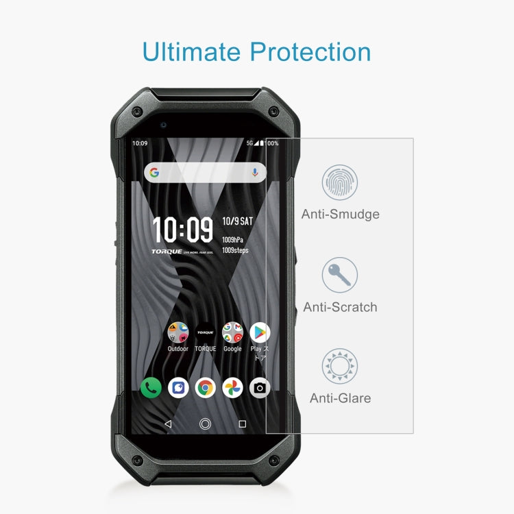 For Kyocera Torque 5G 10 PCS 0.26mm 9H 2.5D Tempered Glass Film