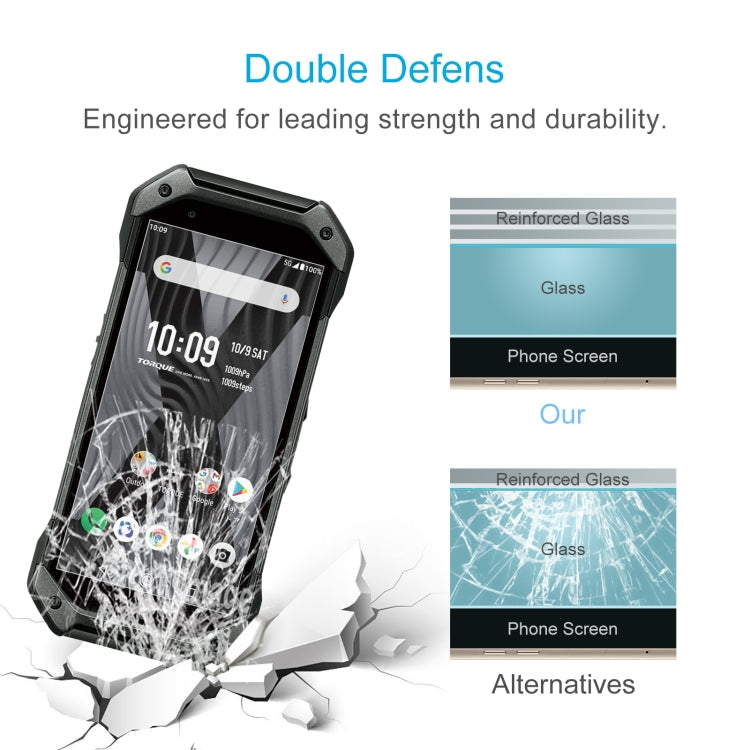 For Kyocera Torque 5G 10 PCS 0.26mm 9H 2.5D Tempered Glass Film