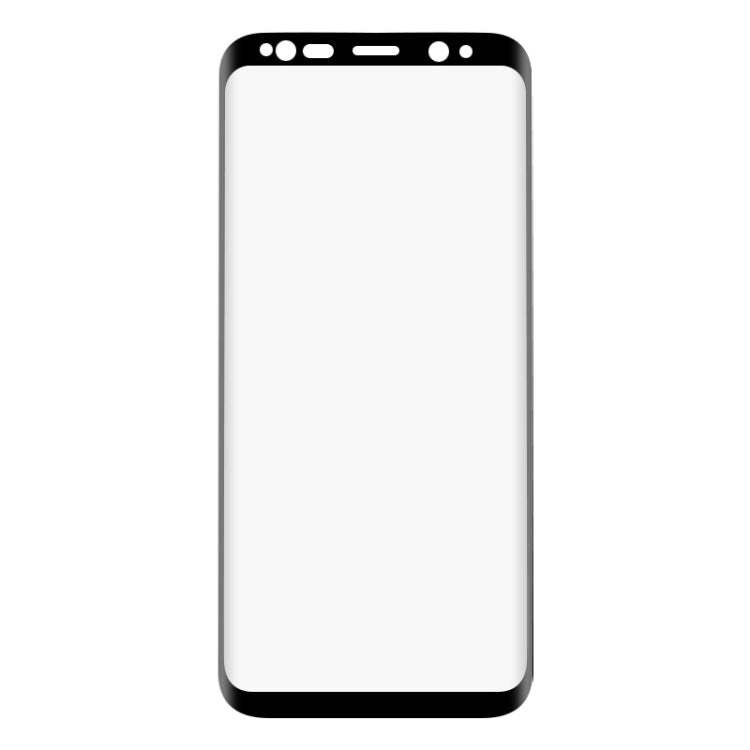 50 PCS 3D Curved Silk-screen PET Frosted Full Coverage Protective Film for Galaxy S8+(Black)