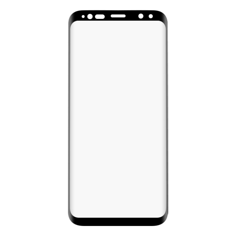 50 PCS 3D Curved Silk-screen PET Frosted Full Coverage Protective Film for Galaxy S9(Black)