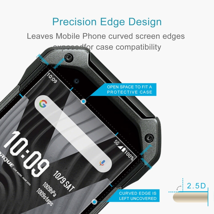 For Kyocera Torque 5G 50 PCS 0.26mm 9H 2.5D Tempered Glass Film