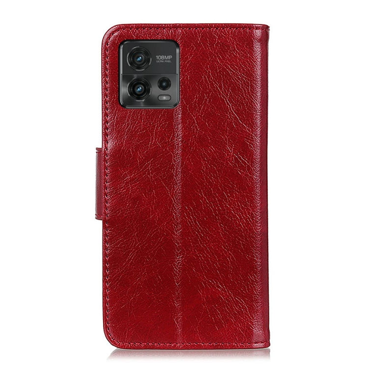 For Motorola Moto G72 Nappa Texture Flip Leather Phone Case