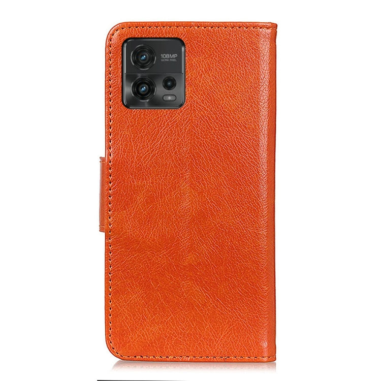 For Motorola Moto G72 Nappa Texture Flip Leather Phone Case