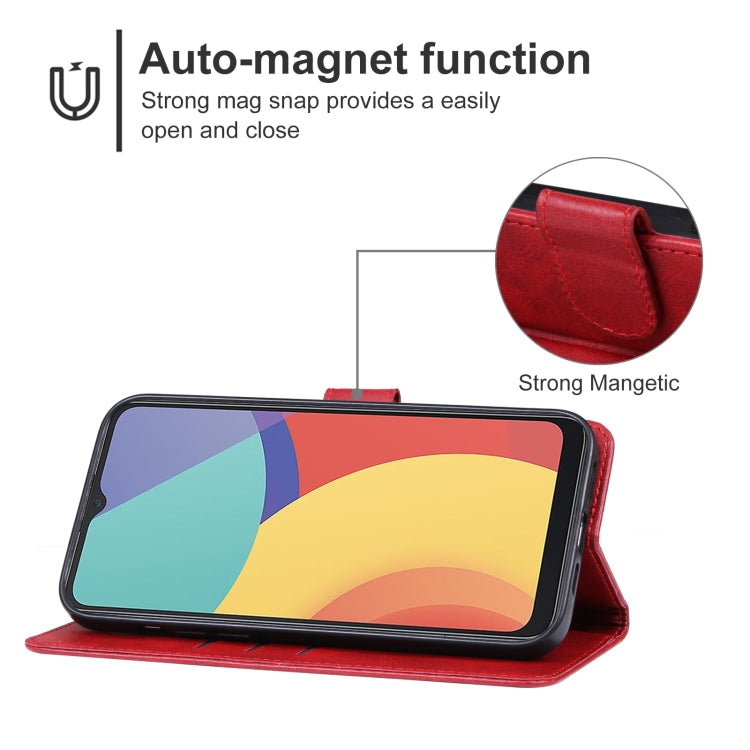 For alcatel 1V 2021 Leather Phone Case