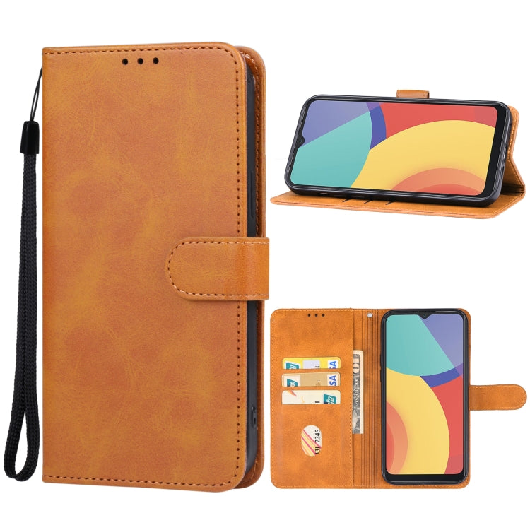 For alcatel 1V 2021 Leather Phone Case