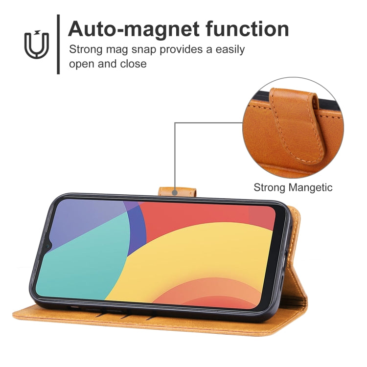 For alcatel 1V 2021 Leather Phone Case