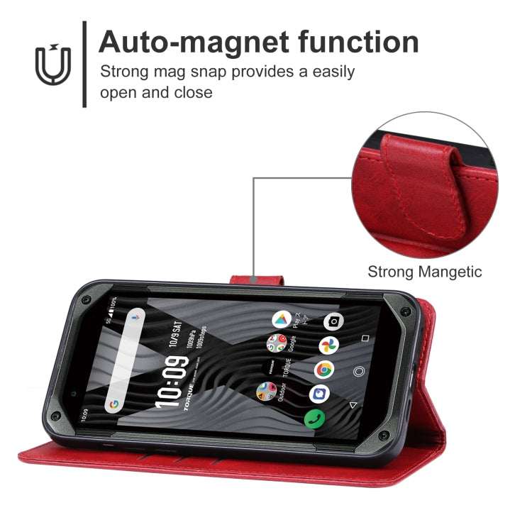For Kyocera Torque 5G Leather Phone Case