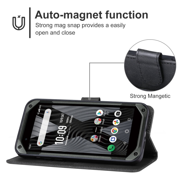 For Kyocera Torque 5G Leather Phone Case