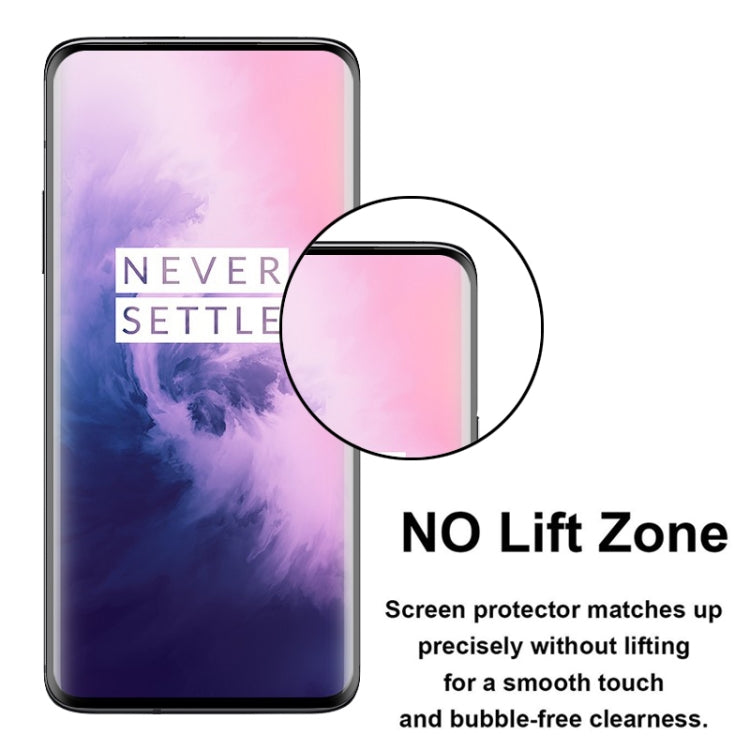 2 PCS 3D Curved Silk-screen PET Full Coverage Protective Film for OnePlus 7 Pro(Black)