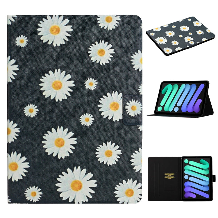 For iPad 10th Gen 10.9 2022 Flower Pattern Flip Leather Smart Tablet Case