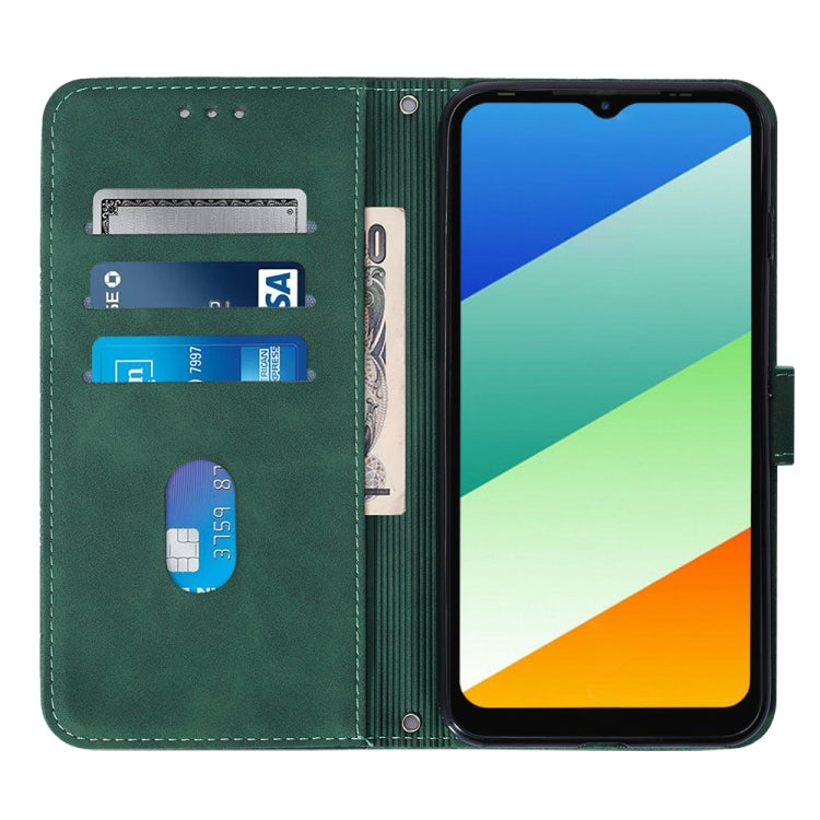 For Infinix Smart 6 Plus X6823 Crossbody 3D Embossed Flip Leather Phone Case
