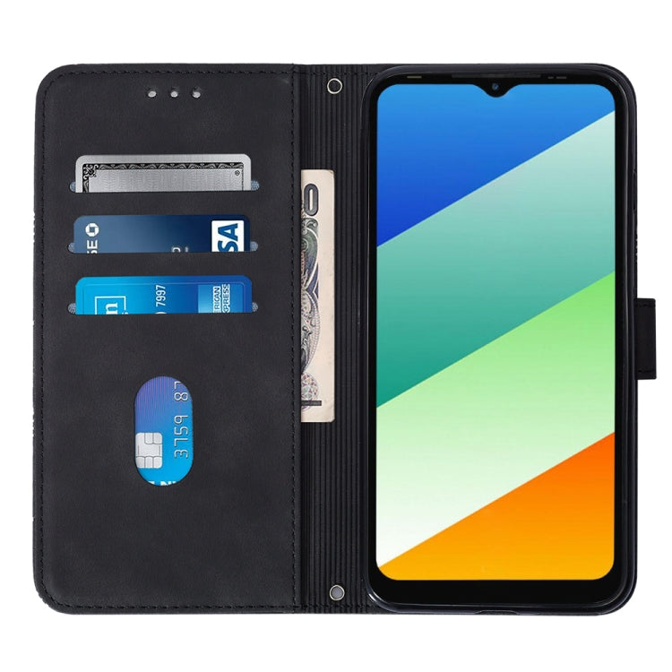 For Infinix Smart 6 Plus X6823 Crossbody 3D Embossed Flip Leather Phone Case