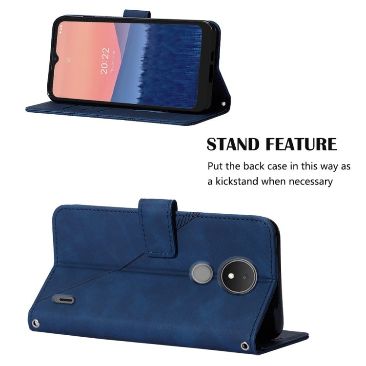 For Nokia C21 Crossbody 3D Embossed Flip Leather Phone Case
