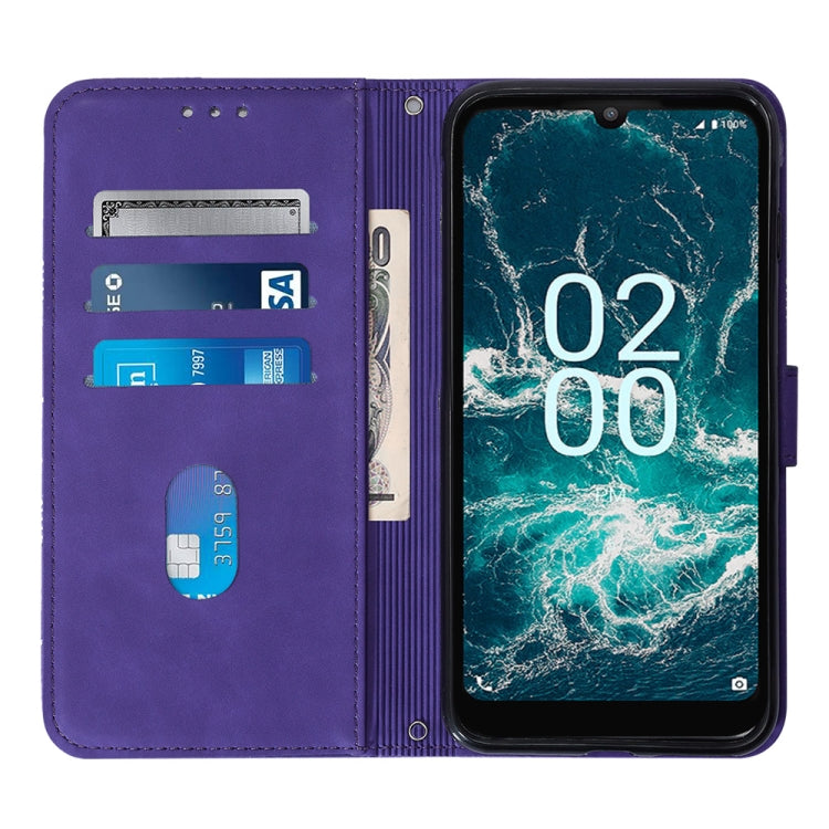 For Nokia C200 Crossbody 3D Embossed Flip Leather Phone Case