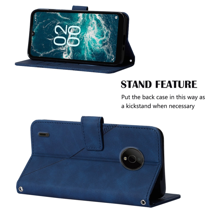 For Nokia C200 Crossbody 3D Embossed Flip Leather Phone Case